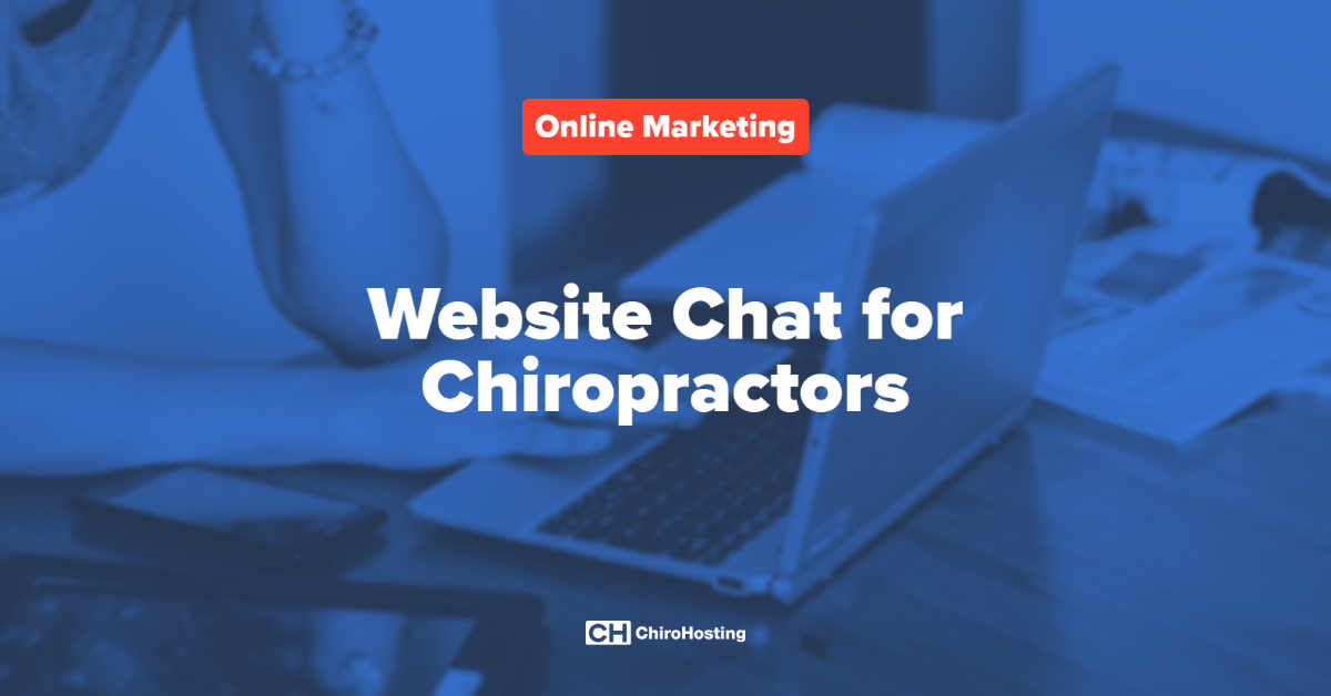 Website Chat for Chiropractors